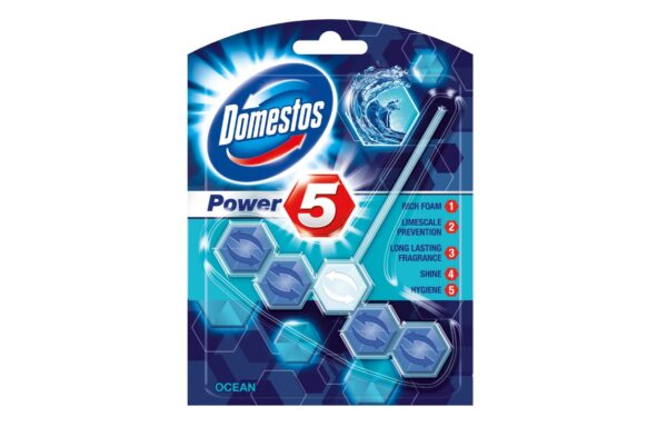 Domestos Odorizant toaleta Power 5 Ocean 3 x 55 g