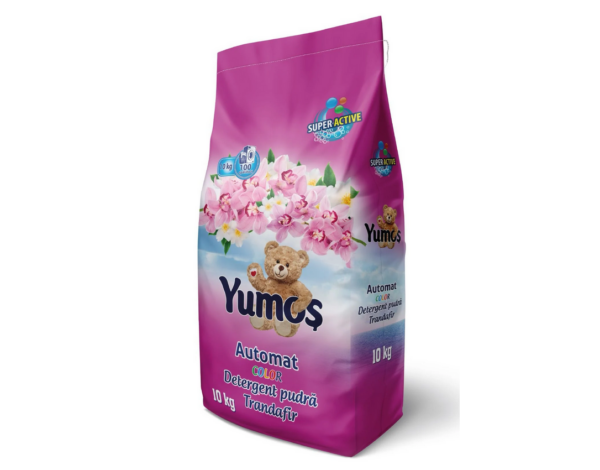Detergent de rufe pudra Yumos Professional Color 10kg 100 spalari