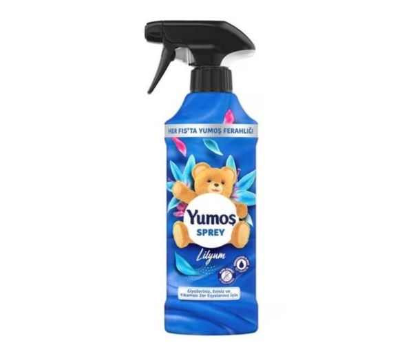 Balsam spray pentru textile Yumos Parfum Floral de Lilyum Crin cu pulverizator 450 ml