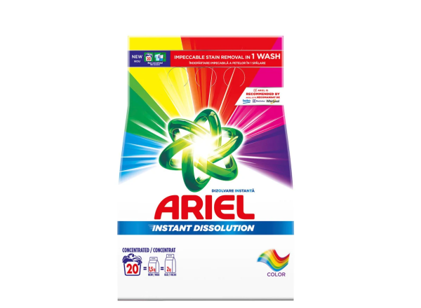 Detergent De Rufe Ariel Color Pudra Automat 20 de spalari 15Kg