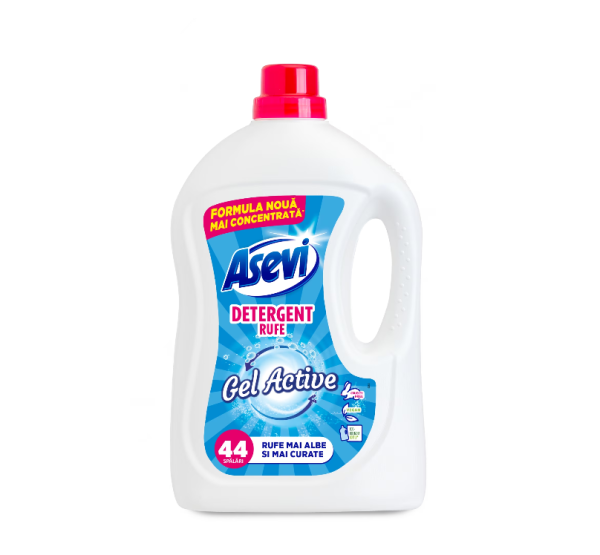 Detergent Lichid Universal Automat Asevi Gel Active 44 de spalari 2.37 Litri