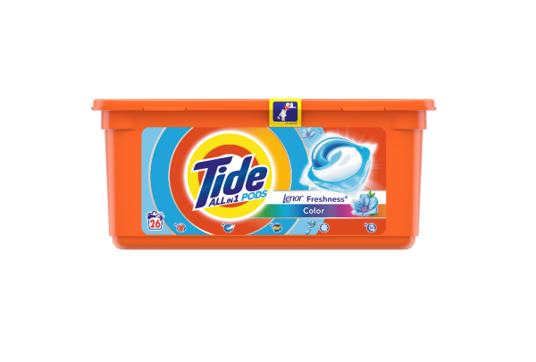Detergent capsule Tide All in One PODS Touch of Lenor 26 spalari