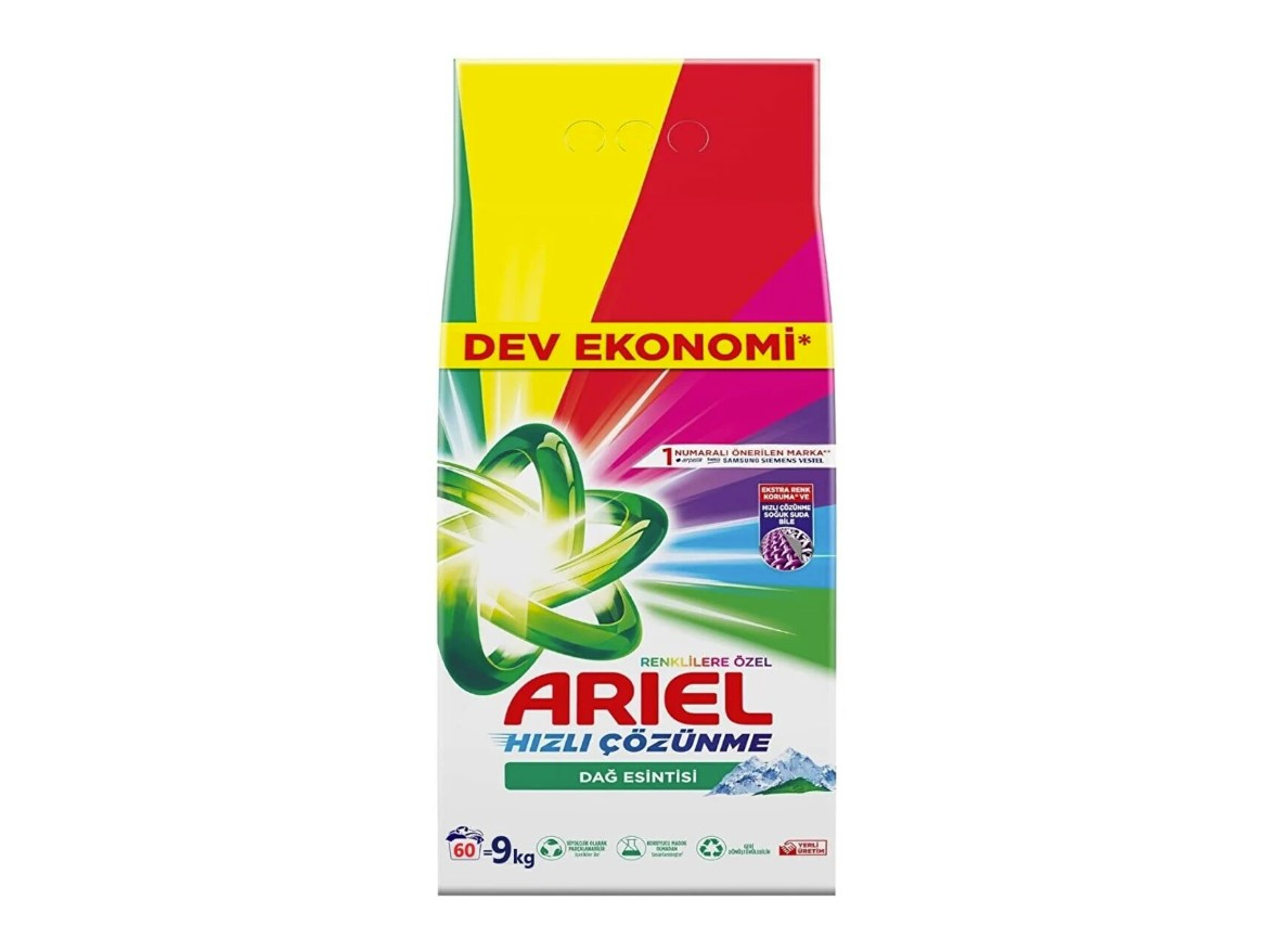 Detergent De Rufe Pudra Ariel Professional 9kg 60 Spalari Zia Medical