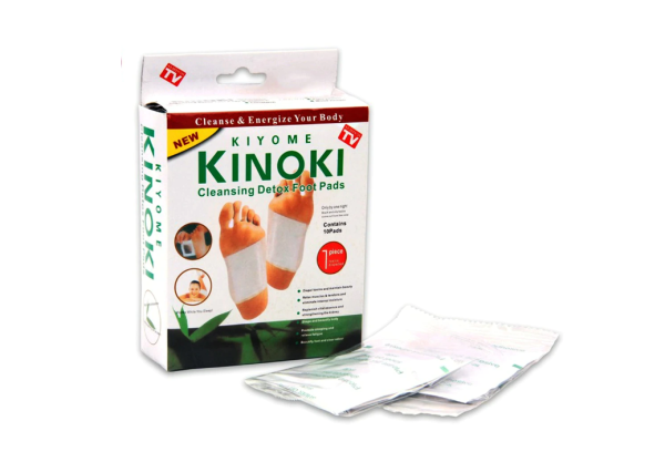 Set 100 Plasturi KINOKI pentru Detoxifierea Organismului cu Turmalina Vitamina C E si Uleiuri Rafinate 1