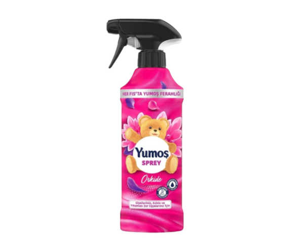 Spray pentru incaperi haine mobilier si tapiterie parfum de Orhidee 450ml Yumos