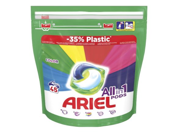 Detergent de rufe capsule Ariel All in One PODS Color 45 spalari