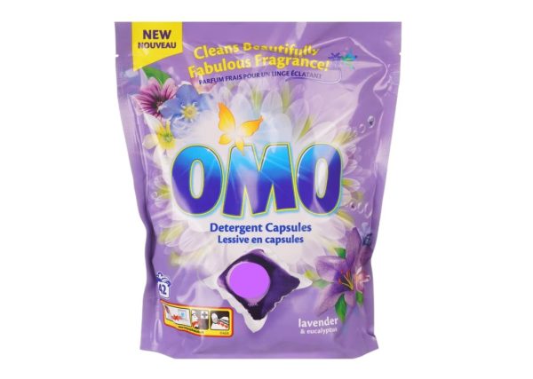 Detergent de rufe universal Omo Lavanda si Eucalypt 42 capsule