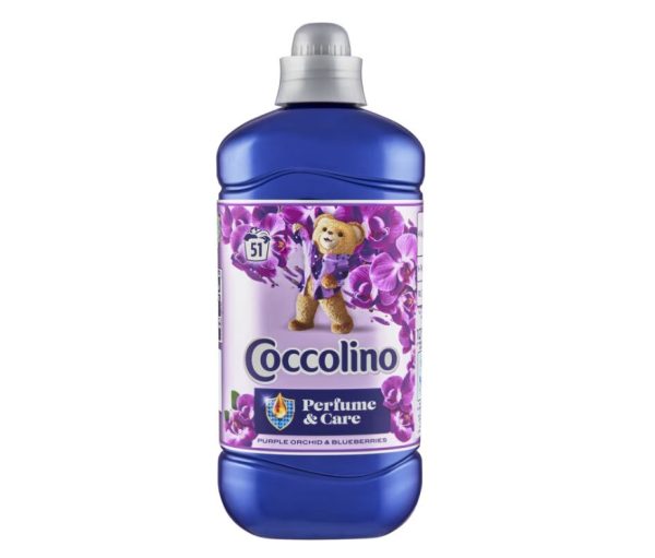 Balsam de rufe Coccolino Purple Orchid Blueberries 1.275 l haine moi si catifelate 51 spalari